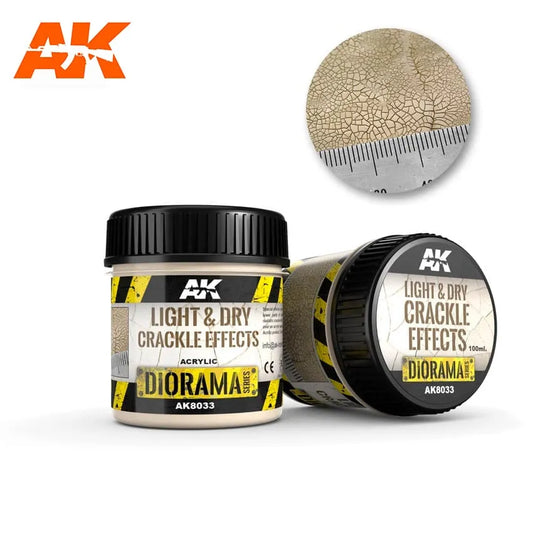 AK Interactive Light & Dry Crackle Effects Acryl-Effekt 100 ml