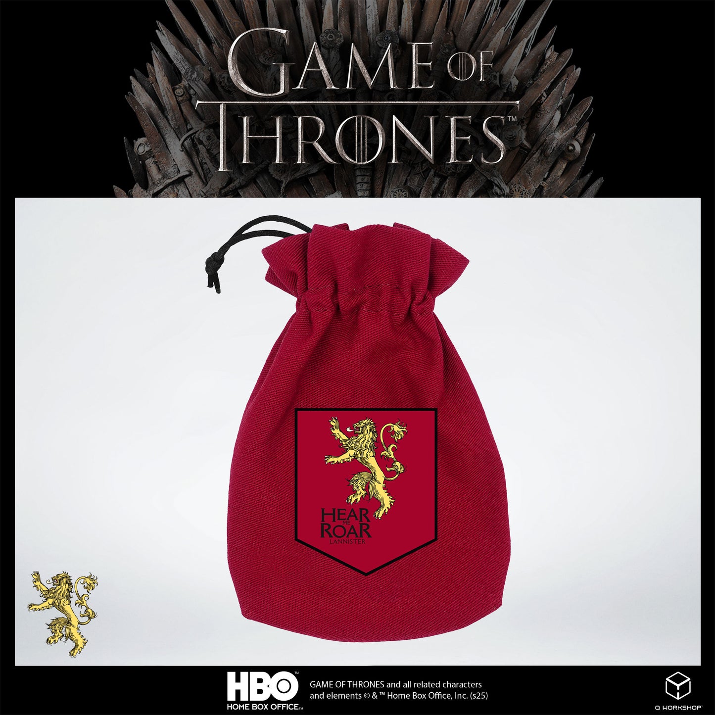 Game of Thrones. Lannister Dice Pouch.