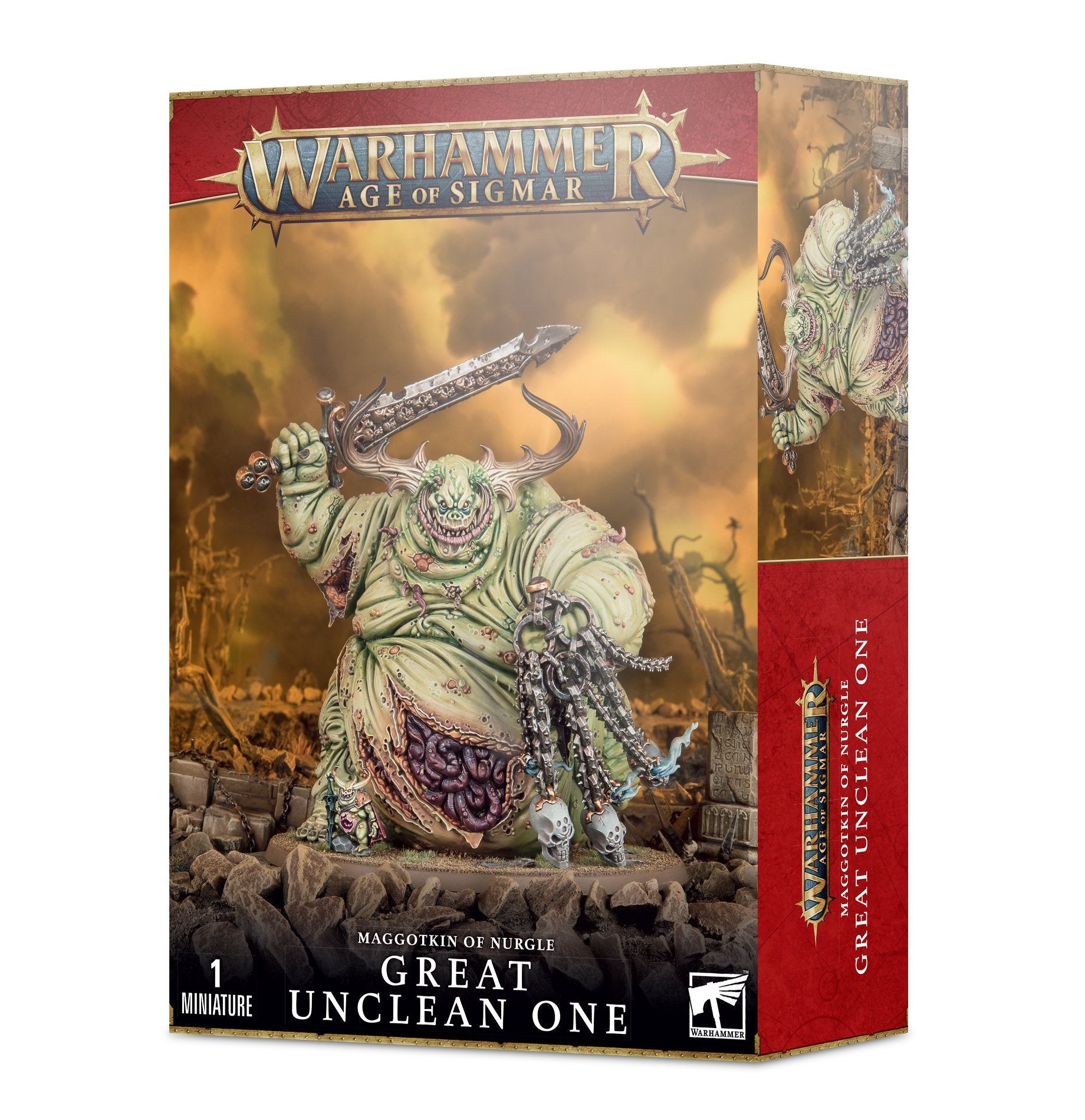 Einbauteile für Great Unclean One Chaos Dämonen Age of Sigmar Warhammer 40000 Deutsch