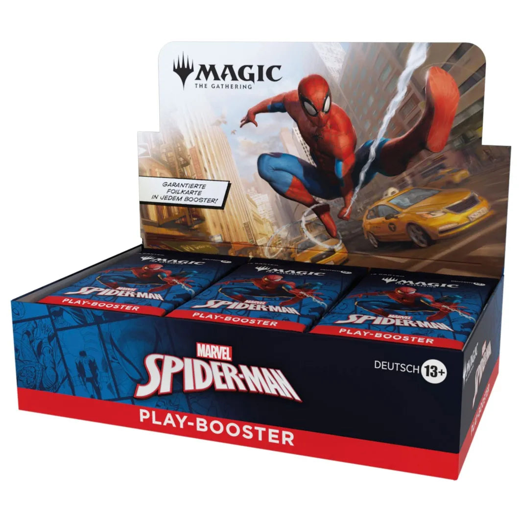 Magic: The Gathering Marvel's Spider-Man Play-Booster-Display (30 Packs) Deutsch