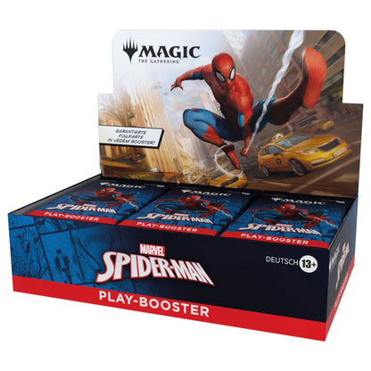 Magic: The Gathering Marvel's Spider-Man Play-Booster-Display (30 Packs) Deutsch