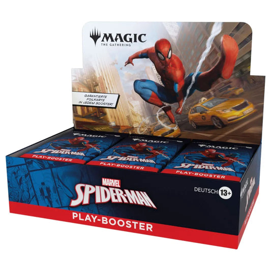 Magic: The Gathering Marvel's Spider-Man Play-Booster-Display (30 Packs) Deutsch
