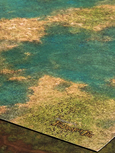 Freebooter Miniatures Sumpf-Spielmatte | Gelände 90x90 cm Gamemat Zubehör Neu