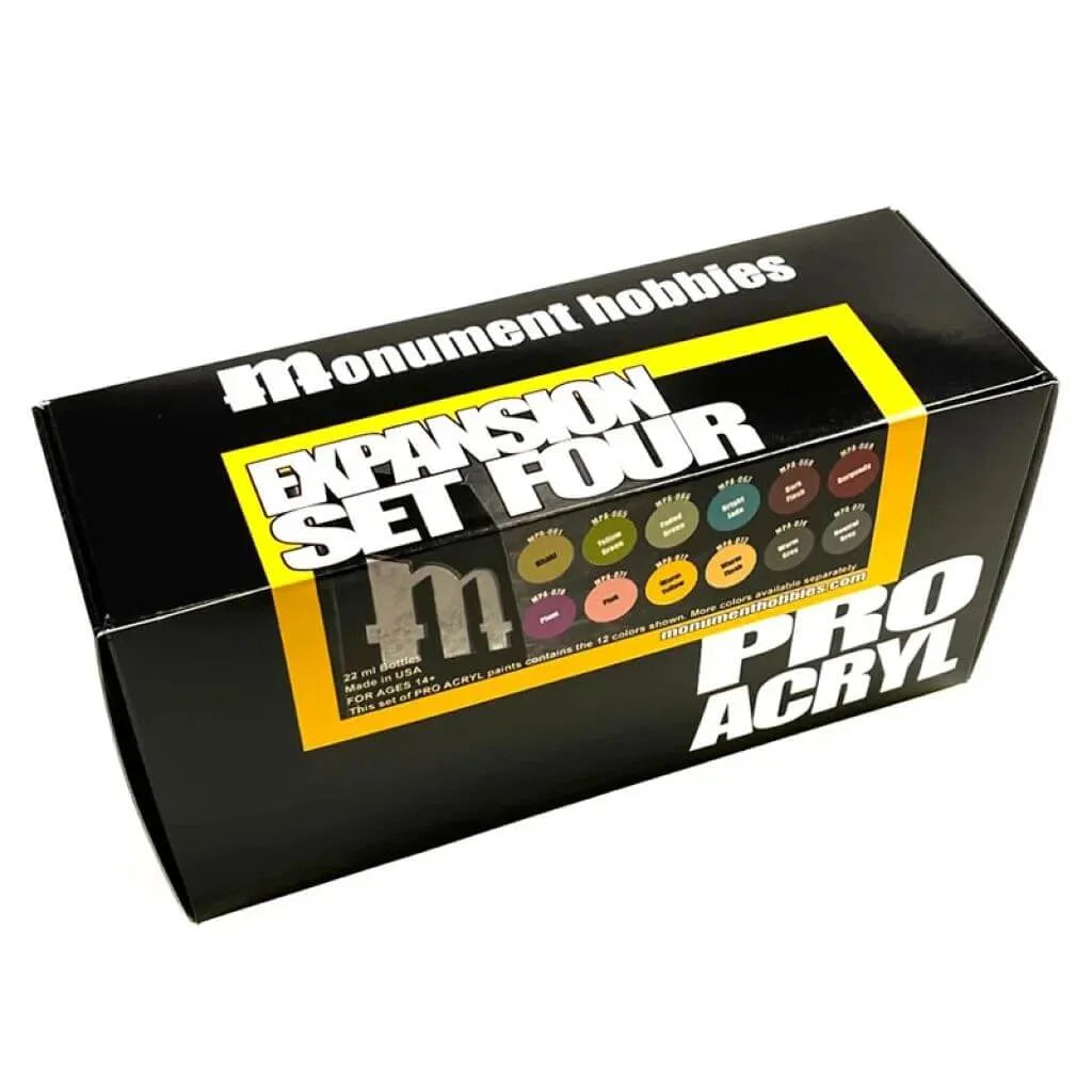 Monument Hobbies Pro Acryl Expansion Set 4 - 12 x 22 ml