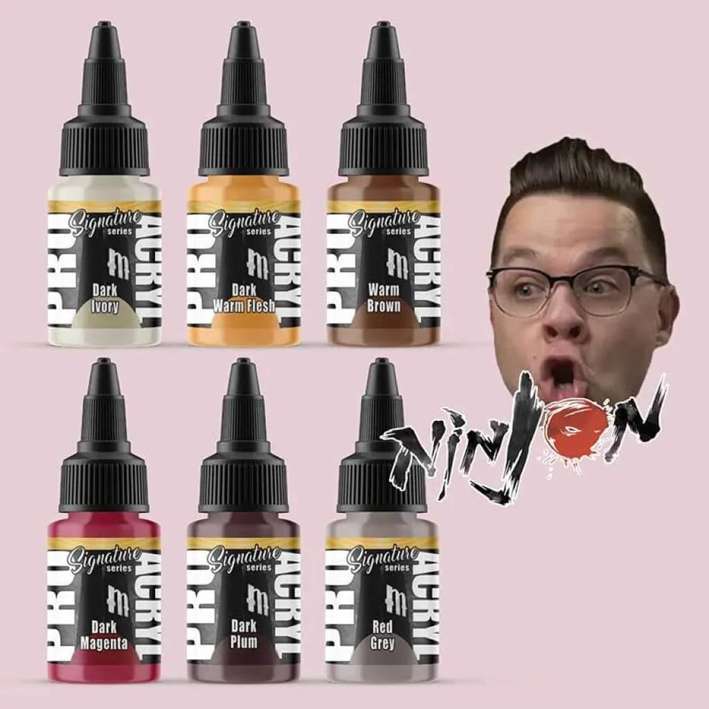 Monument Hobbies Pro Acryl Jon Ninas Ninjon Signature Set - 6 Farben - 6 x 22 ml