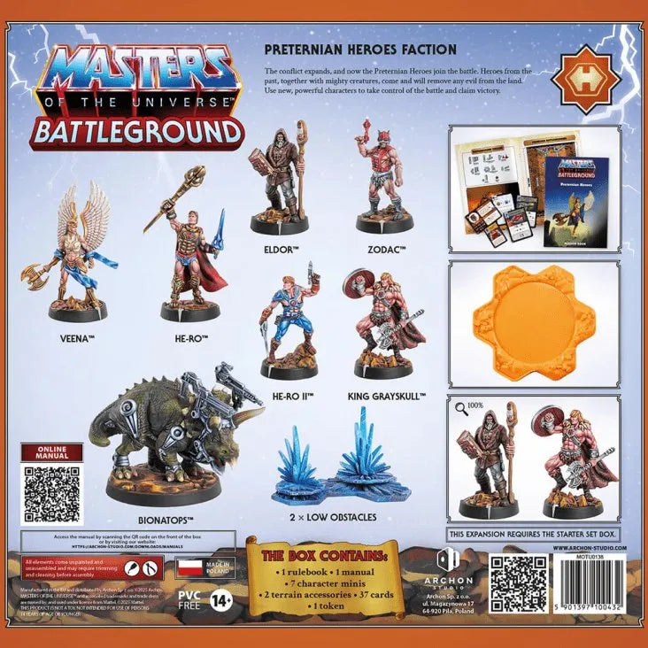 Wave 10: Preternian Heroes Faction (DE) MOTU Masters of the Universe
