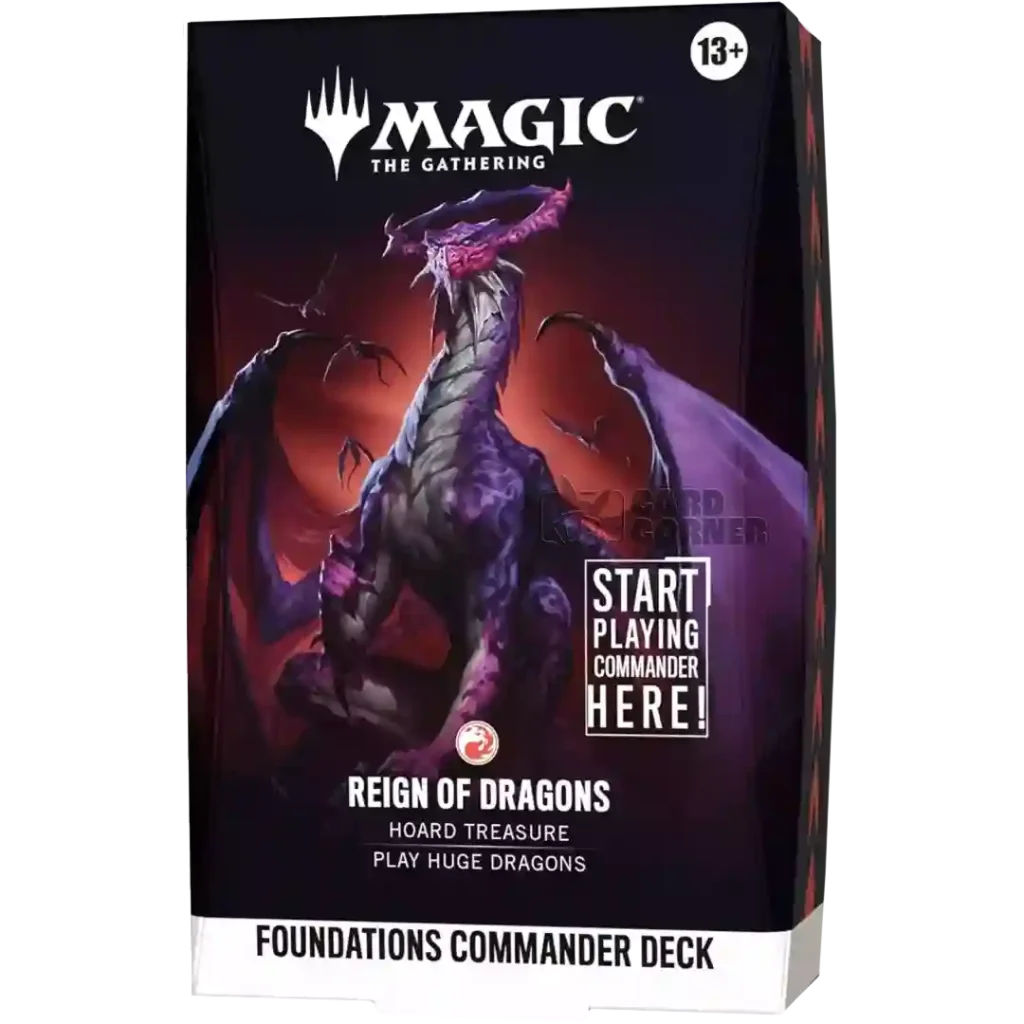 MTG – Foundations Starter Commander Deck – Reign of Dragons – EN