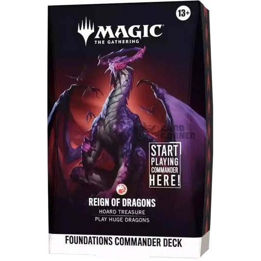 MTG – Foundations Starter Commander Deck – Reign of Dragons – EN