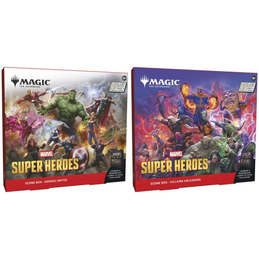 MTG - Marvel Super Heroes Scene Box 2er Set  - EN