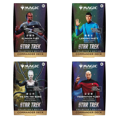 MTG - Star Trek Commander Deck Collector's Edition - Englisch - Set (alle 4 Decks)