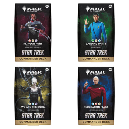 MTG - Star Trek Commander Deck - Englisch - Set (alle 4 Decks)