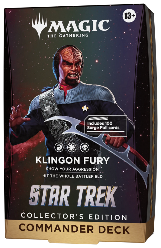 Magic: The Gathering - Star Trek Collector's Edition Commander Deck - Klingon Fury (Englisch)