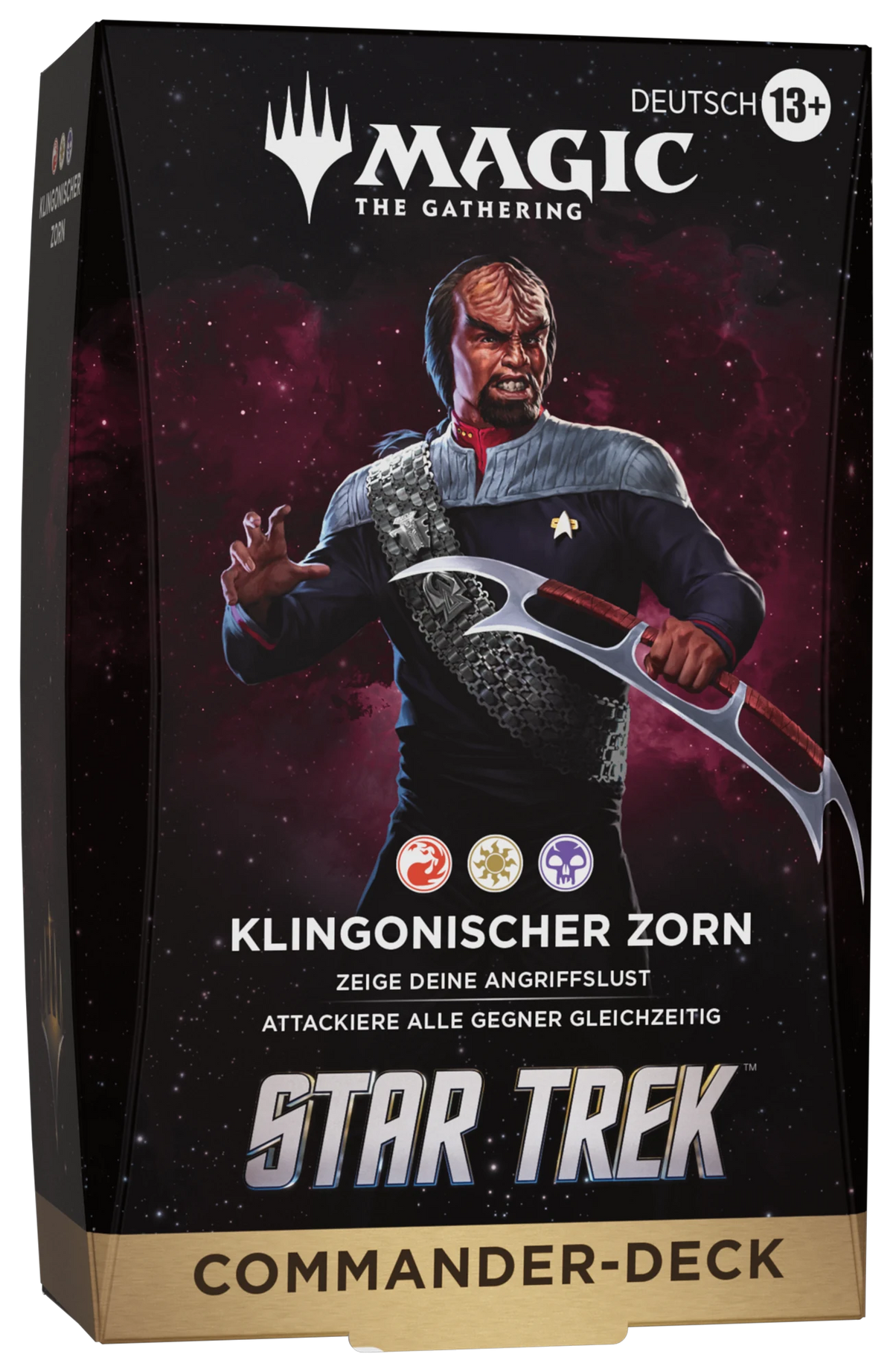 Magic: The Gathering - Star Trek Commander Deck - Klingon Fury (Deutsch)