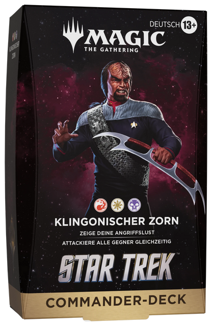 Magic: The Gathering - Star Trek Commander Deck - Klingon Fury (Deutsch)
