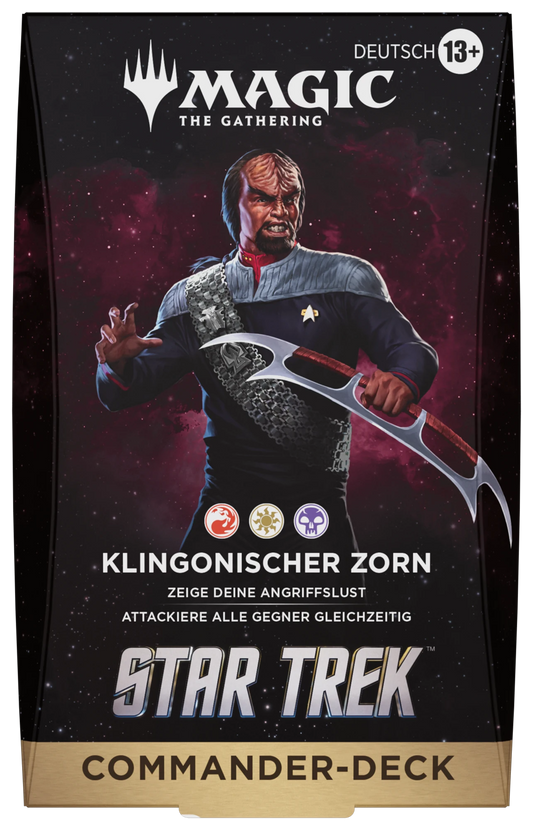 Magic: The Gathering - Star Trek Commander Deck - Klingon Fury (Deutsch)