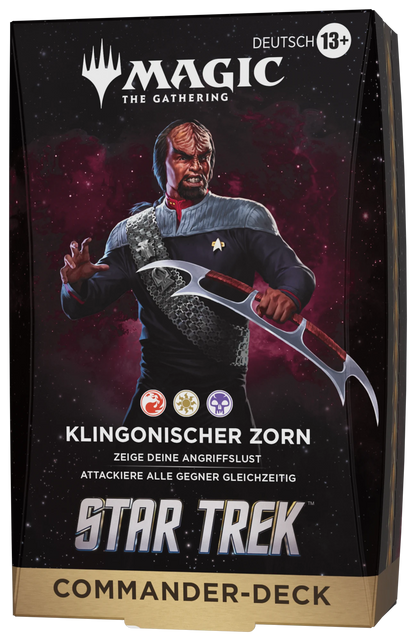 Magic: The Gathering - Star Trek Commander Deck - Klingon Fury (Deutsch)