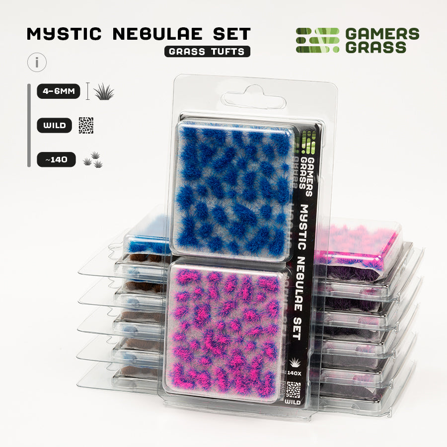 GamersGrass Mystic Nebulae Set Wild 4mm/6mm - Neu Basing Zubehör