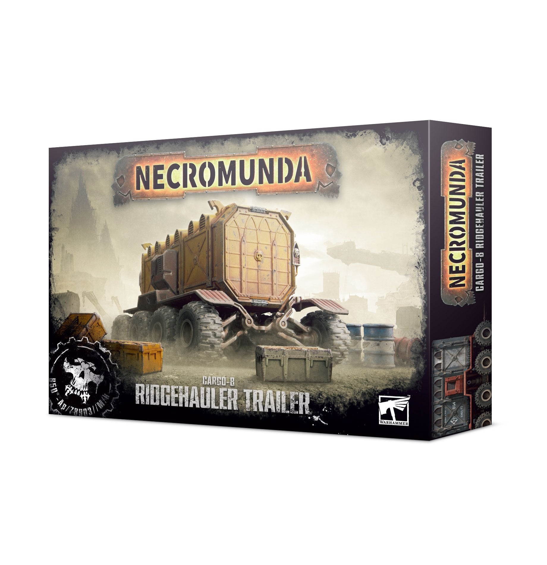 Miniatur des Necromunda Cargo-8 Ridgehauler-Trailers