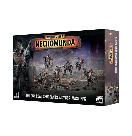 Necromunda Orlock Road Sergeants & Cyber-Mastiffs