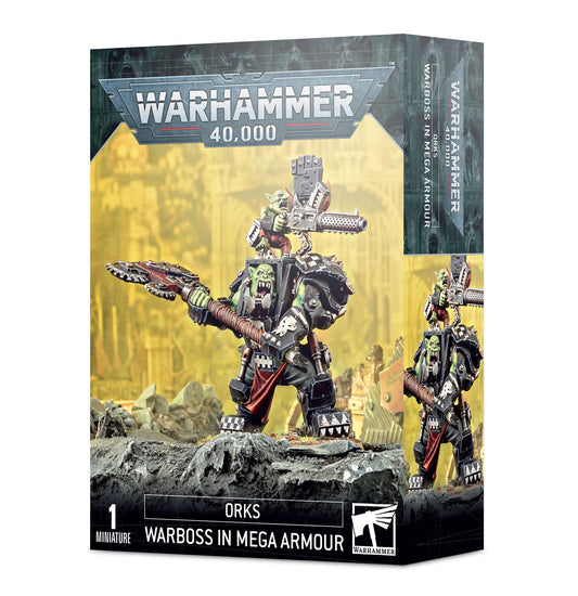 Waaaghboss in Megarüstung Miniatur aus Orks für Warhammer 40k