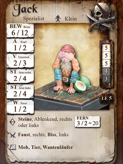 Freebooter Miniatures Miss Monkeypenny & Affen Neu PIR 038