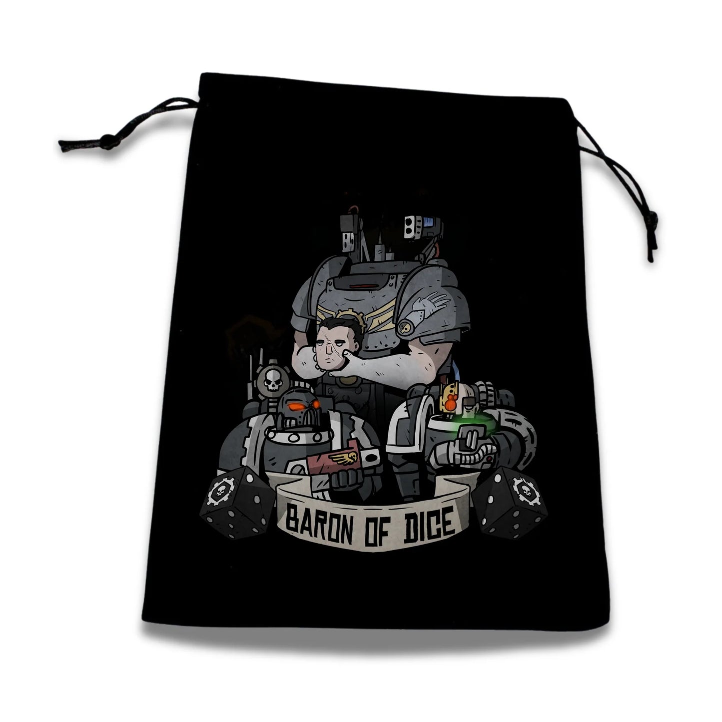 Baron of Dice Man & Machine – Premium-Beutel für Sci-Fi Wargaming