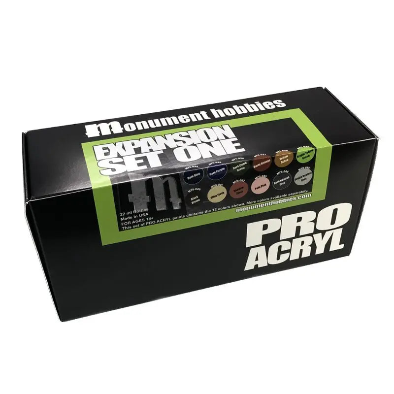 Monument Hobbies Pro Acryl Expansion Set 1 2.0 - 12 x 22 ml