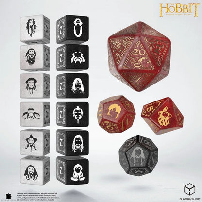 Q Workshop – The Hobbit: TCG Dice Set Ember Hearth (16 Würfel)