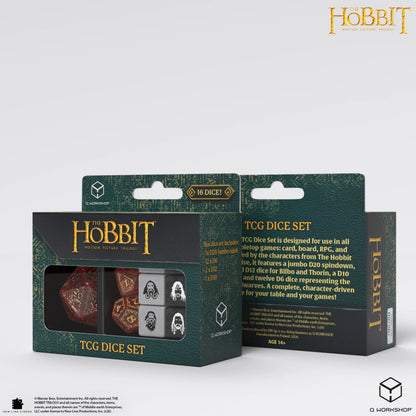 Q Workshop – The Hobbit: TCG Dice Set Ember Hearth (16 Würfel)