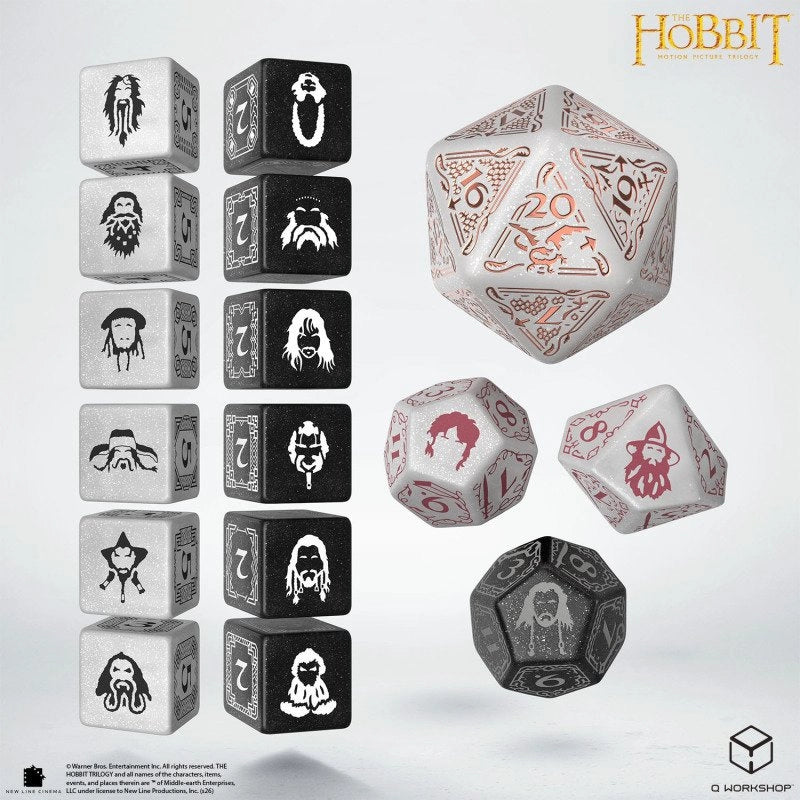 Q Workshop – The Hobbit: TCG Dice Set Radiant Dawn (16 Würfel)
