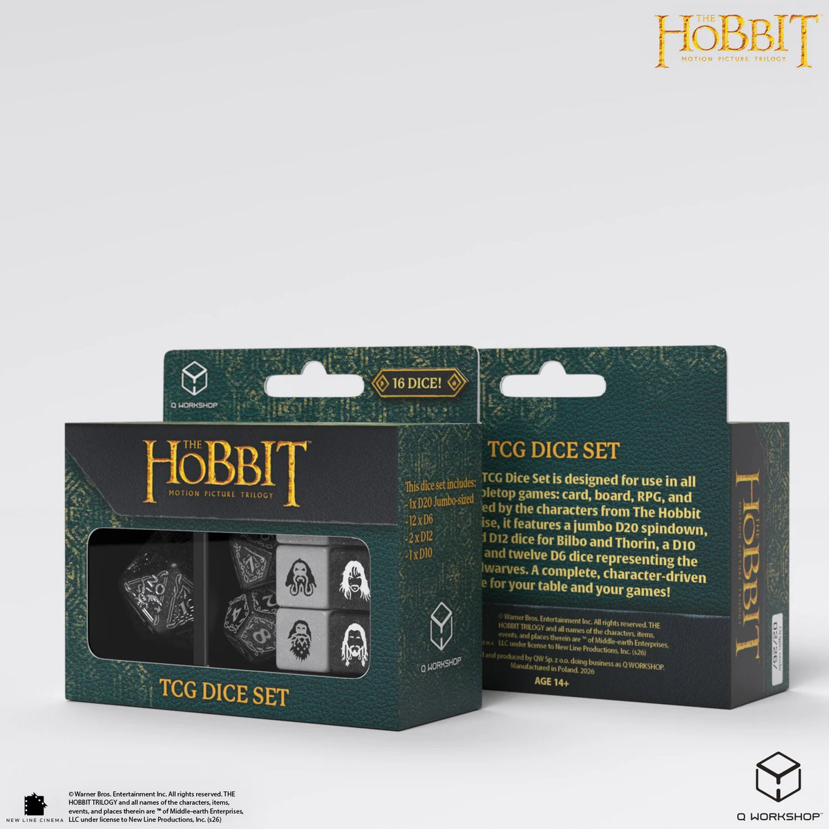 Q Workshop – The Hobbit: TCG Dice Set Umbral Hollow (16 Würfel)
