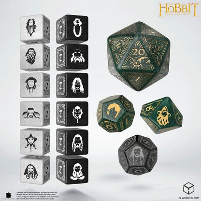 Q Workshop – The Hobbit: TCG Dice Set Verdant Grove (16 Würfel)