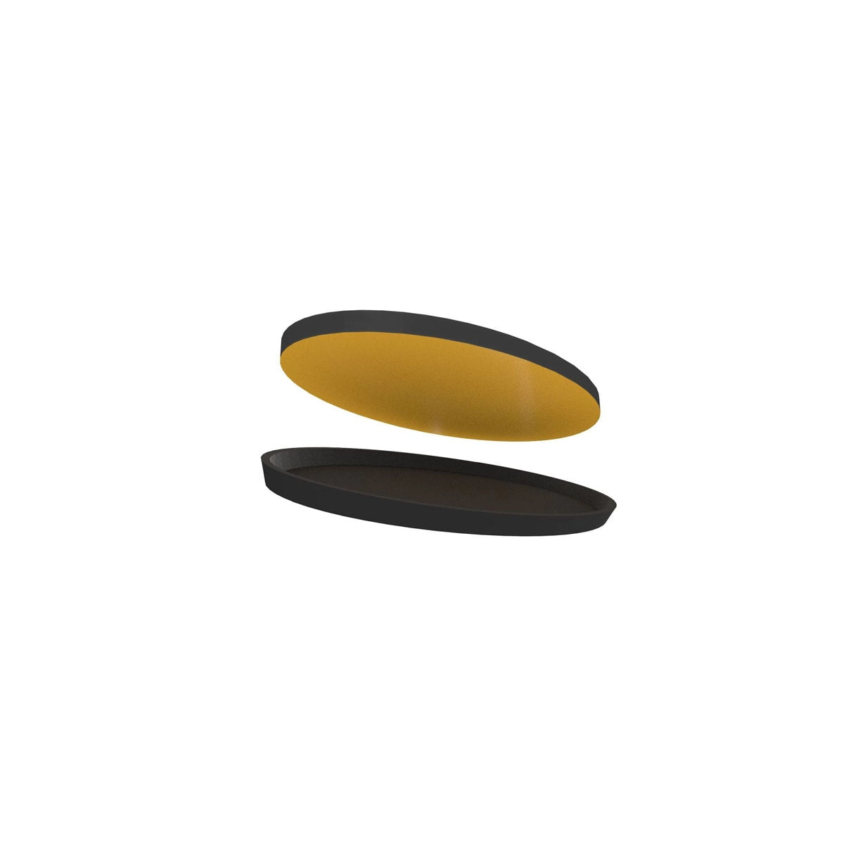 Safe and Sound Magnetfolie für hohle 90 × 52-mm-Ovalbases – 2 Stück