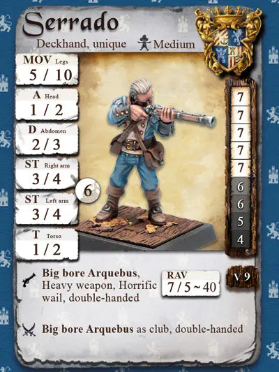 Freebooter Miniatures Serrado Neu IMP 043