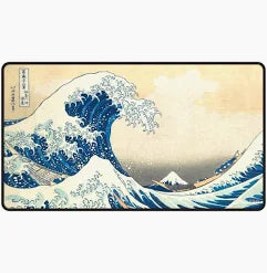 Ultra Pro Schwarze Spielmatte The Great Wave off Kanagawa