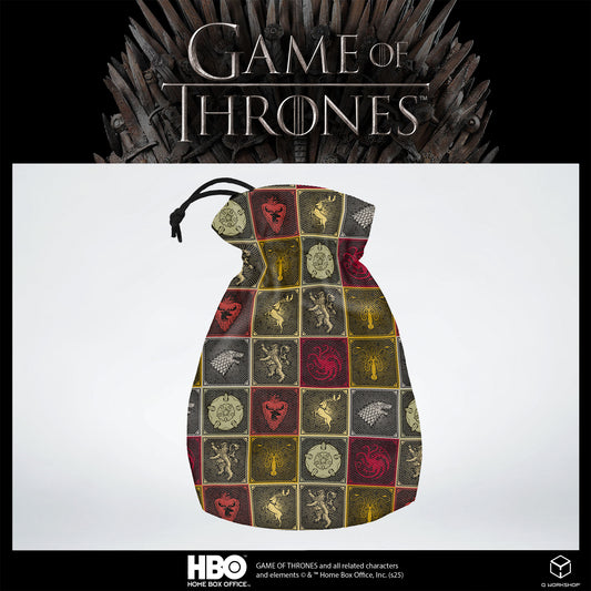 Game of Thrones. The Sigils Pattern Dice Pouch.