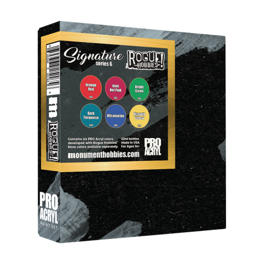 Monument Hobbies Pro Acryl Rogue Hobbies Set - 6 Farben - 6 x 22 ml