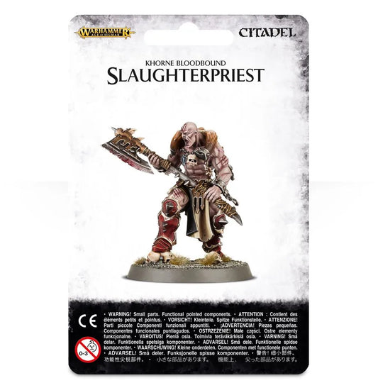 Warhammer Age of Sigmar Blades of Khorne: Slaughterpriest with Hackblade and Wrath-hammer