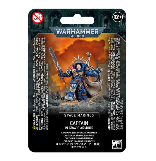 Space Marines Primaris Captain in Gravis Rüstung Warhammer 40000