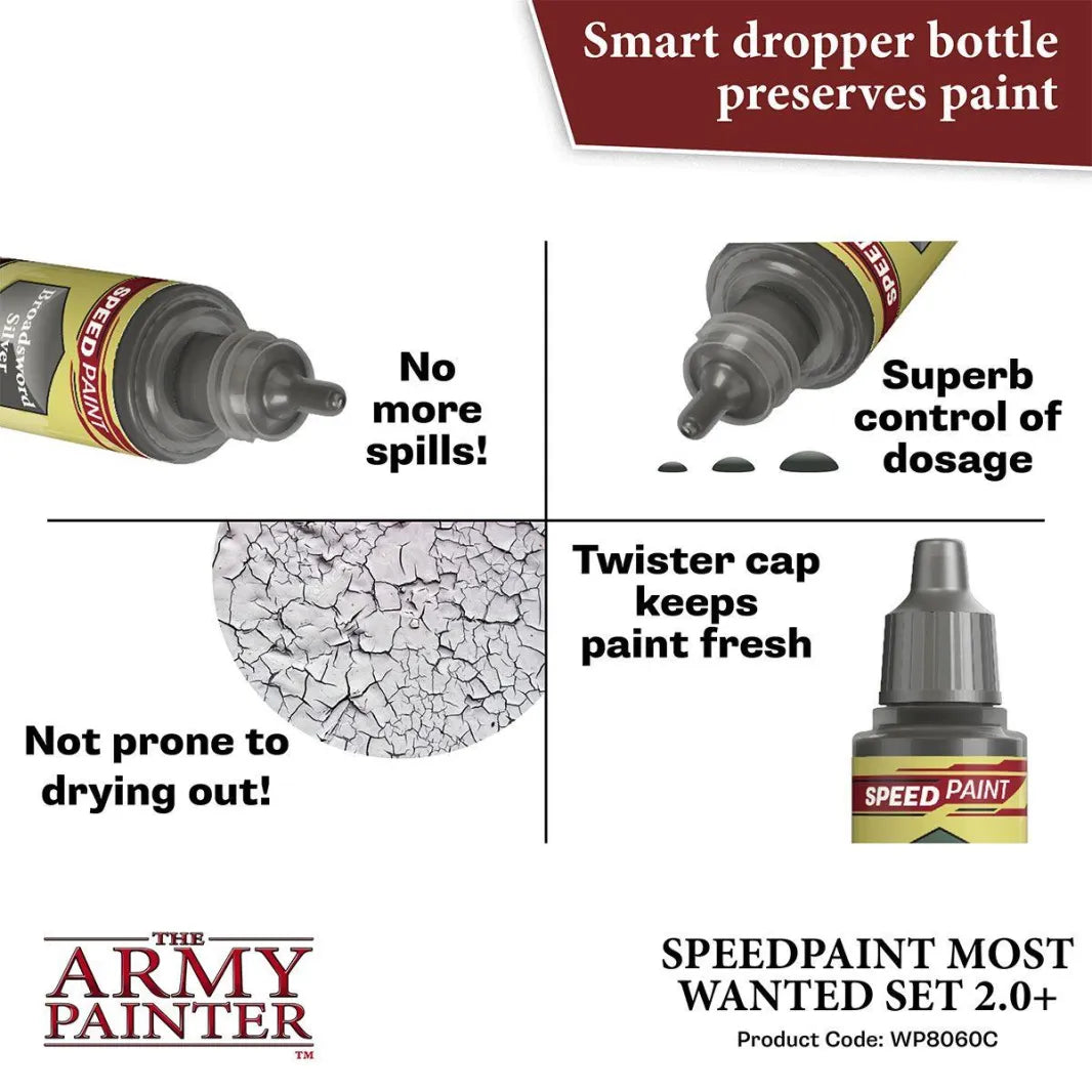 The Army Painter Speedpaint Most Wanted Set 2.0 | Neu Paintset Farbe