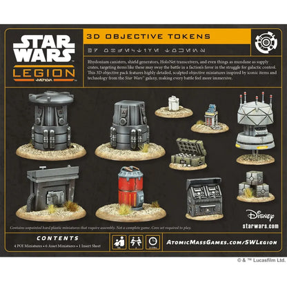 Star Wars: Legion - 3D Objective Tokens mehrsprachig