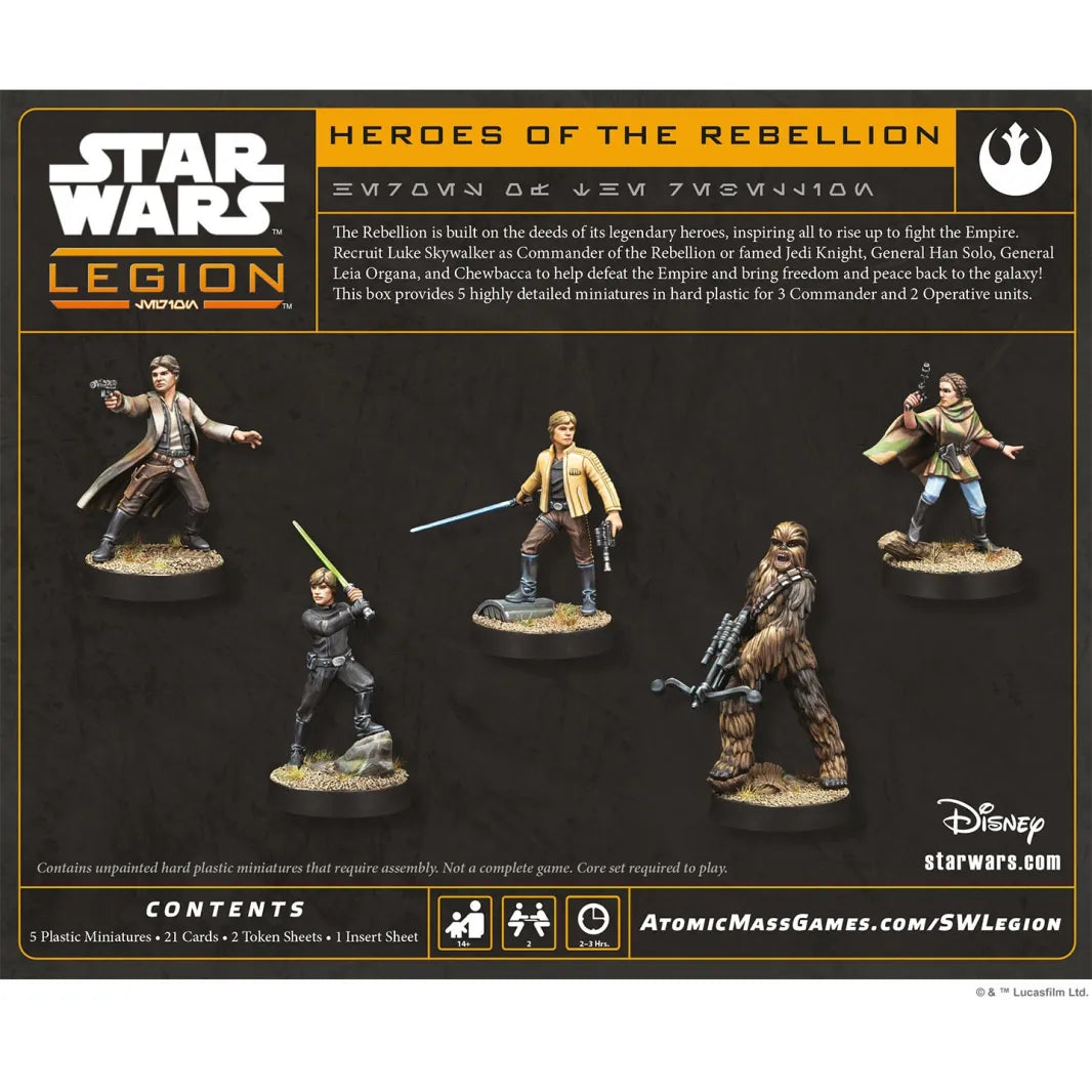 Star Wars: Legion - Heroes of the Rebellion Character Expansion mehrsprachig