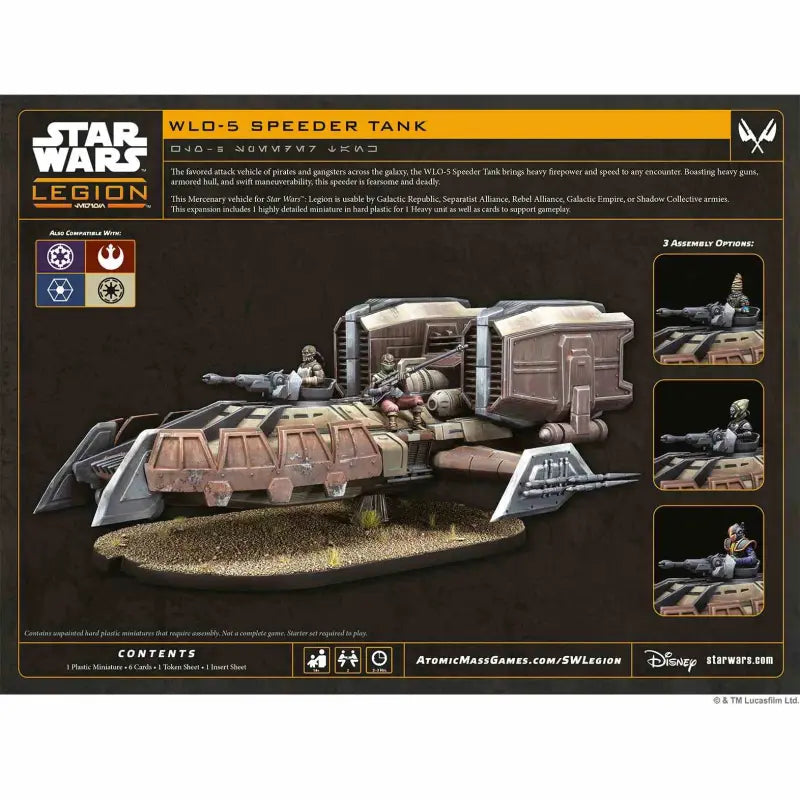 Star Wars: Legion - WL0-5 Speeder Tank mehrsprachig