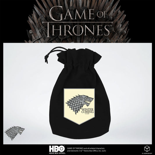 Game of Thrones. Stark Dice Pouch.