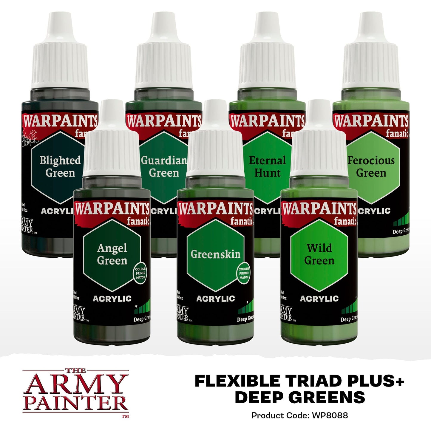 Army Painter Deep Green Flexible Triad PLUS+ APWP8088 Neu
