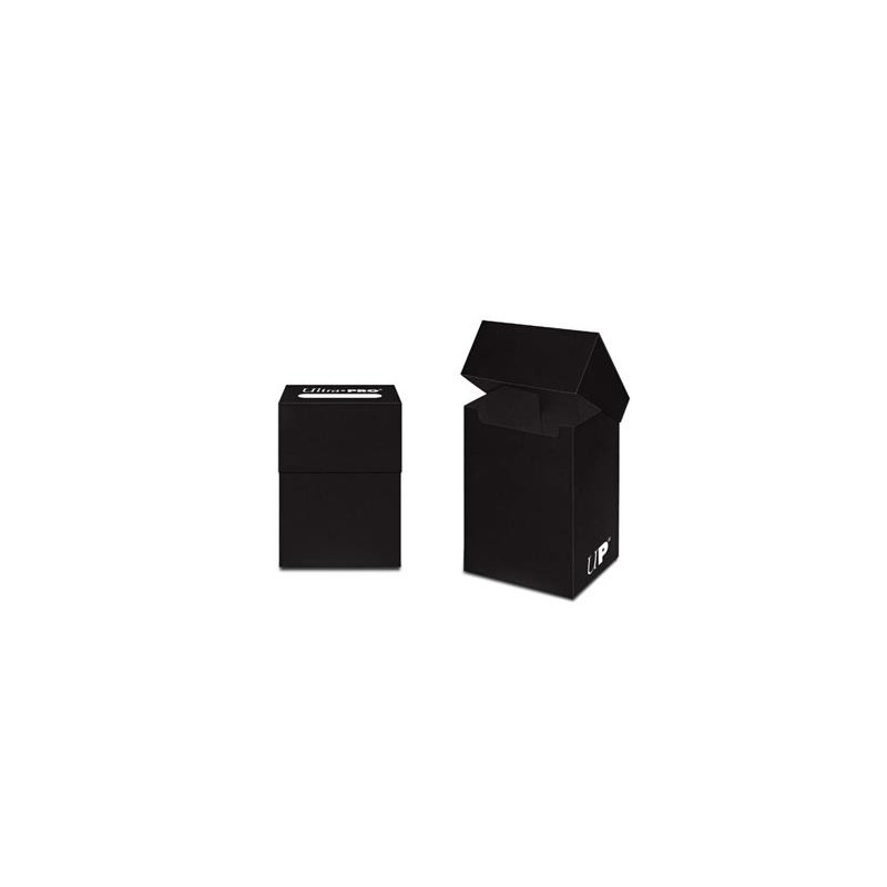 Ultra PRO Deck Box Black 80+ Standardgröße - Schwarz MtG