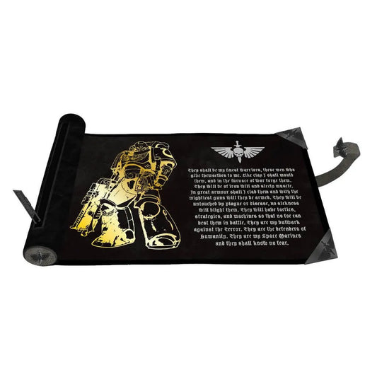 Warhammer 40.000: Dice Scroll Premium Foil: Space Marines - Adeptus Astartes