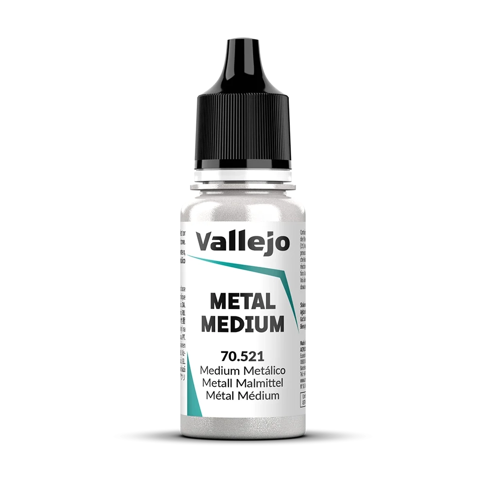 Vallejo Model Color Metal Medium – Metallic-Medium, 18 ml