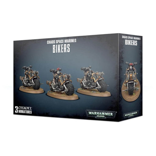 Warhammer 40K Chaos Space Marines Chaos Bikers – Cavalry Unit Kit
