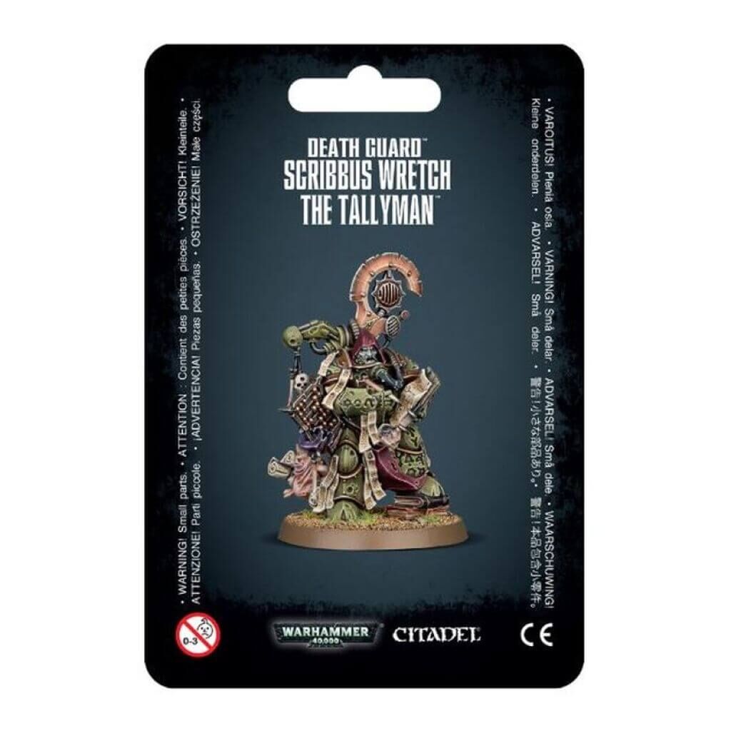 Warhammer 40k Death Guard Scribbus Wretch Tallyman Chaos Miniatur Figur